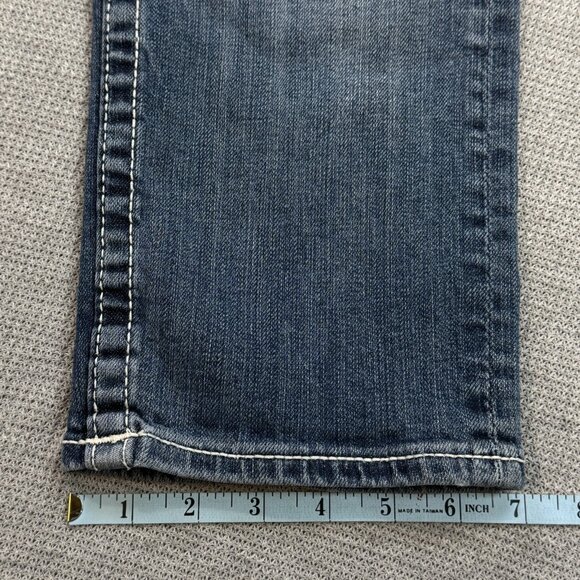 Vigoss Womens Blue Denim The New York Capri Jeans Low Rise Size 3/4 Length 21 - Picture 14 of 14